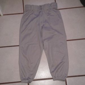 Gray baseball pants